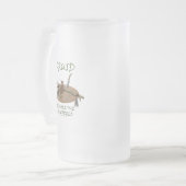 Druïde: Let op de Eekhoorns Matglas Bierpul (Voorkant links)