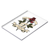 druïde roos notitieboek (Linkerzijde)