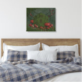 Druïden D20 Canvas Afdruk (Insitu (Slaapkamer))