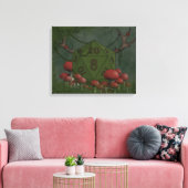 Druïden D20 Canvas Afdruk (Insitu (Woonkamer))