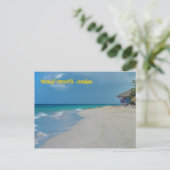 Druif Beach Aruba Briefkaart (Staand voorkant)