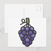 druif briefkaart (Voorkant / Achterkant)