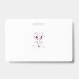 Druif Paars, Druif, Honing Bloem decoratief Badge