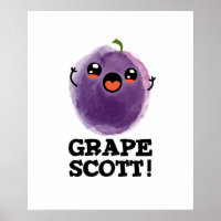 Druif Scott Grappig Fruit Grape Pun