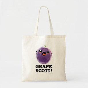 Druif Scott Grappig Fruit Grape Pun Tote Bag