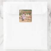 Druiprothese Vierkante Sticker (Tas)