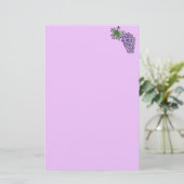 druiven briefpapier (Staand voorkant)