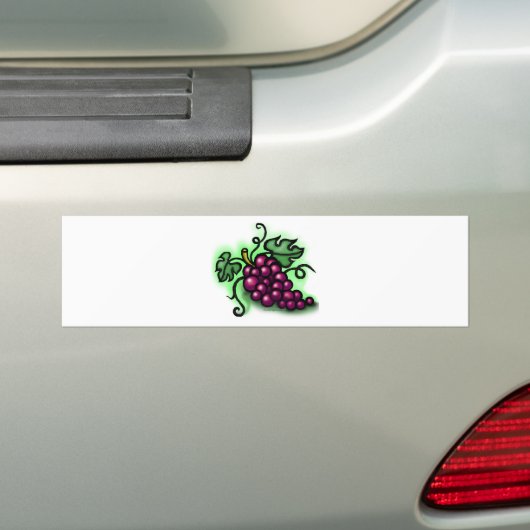 druiven bumpersticker (Op auto)