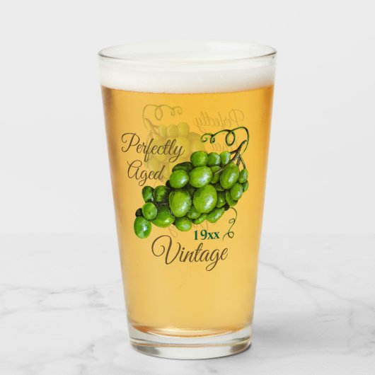 druiven Drink glas (Voorkant gevuld)
