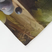 Druiven en Fruit Stilleven Schilderen Fleece Deken (Hoek)