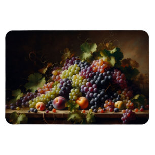 Druiven en Fruit Stilleven Schilderen Magneet
