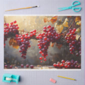 Druiven en Vine Oil Painting Decoupage Tissuepapier (Craft)