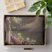 Druiven en Wijn Stilleven Decoupage Tissuepapier (Geschenk)