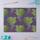 druiven en wijnstokken op de Paars ontkoppeling Tissuepapier (Craft)