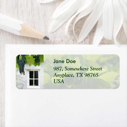 Druiven Etiket (Insitu)