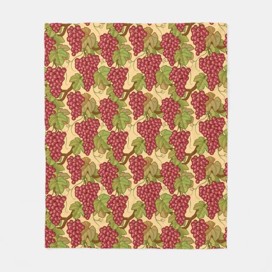 druiven fleece deken (Voorkant)