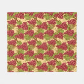 druiven fleece deken (Voorkant (Horizontaal))