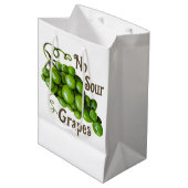 Druiven Gift Bag Medium Cadeauzakje (Voorkant Gekanteld)
