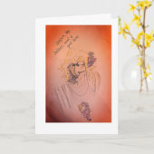 druiven Kaart (Gele Bloem)