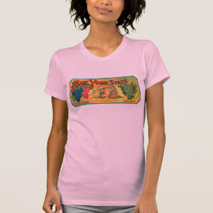 Druiven Krateren Art New York State T-shirt