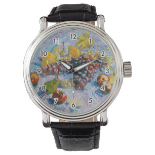 druiven, lemonen, peren en appelen, Van Gogh Horloge