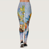 druiven, lemonen, peren en appelen, Van Gogh Leggings (Achterkant)