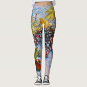 druiven, lemonen, peren en appelen, Van Gogh Leggings (Voorkant)