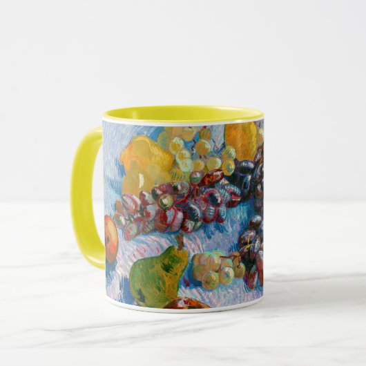 druiven, lemonen, peren en appelen, Van Gogh Mok (Voorkant links)
