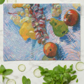 druiven, lemonen, peren en appelen, Van Gogh Theedoek (Gevouwen)
