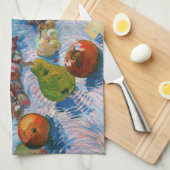 druiven, lemonen, peren en appelen, Van Gogh Theedoek (Quarter Fold)