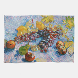 druiven, lemonen, peren en appelen, Van Gogh Theedoek