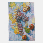 druiven, lemonen, peren en appelen, Van Gogh Theedoek (Verticaal)