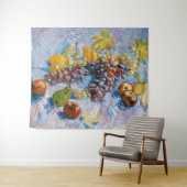 druiven, lemonen, peren en appelen, Van Gogh Wandkleed (In Situ (horizontaal))