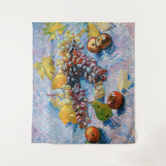 druiven, lemonen, peren en appelen, Van Gogh Wandkleed (Voorkant)