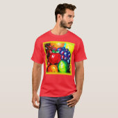 Druiven, Limoen, Sinaasappel, appelvruchten. Beste T-shirt (Voorkant volledig)