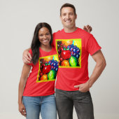 Druiven, Limoen, Sinaasappel, appelvruchten. Beste T-shirt (Unisex)