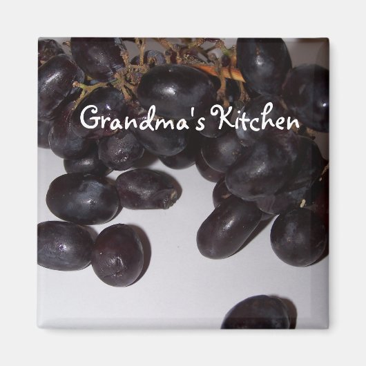 druiven, oma's keuken magneet (Voorkant)
