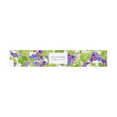 Druiven op de Vine Vertical Wedding Belly Band Uitnodigingen Wikkel (Vlak)