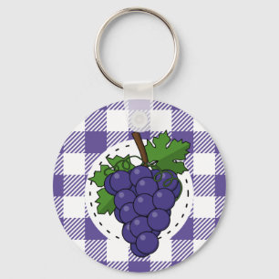Druiven op White Violet Pset Sleutelhanger