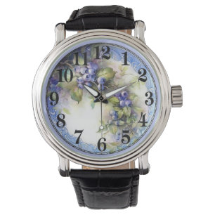 Druiven op wijn horloge