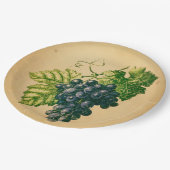 Druiven Papieren Bordje (Gekanteld)