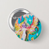 DRUIVEN SPROOKJE RONDE BUTTON 5,7 CM (Voorkant /achterkant)