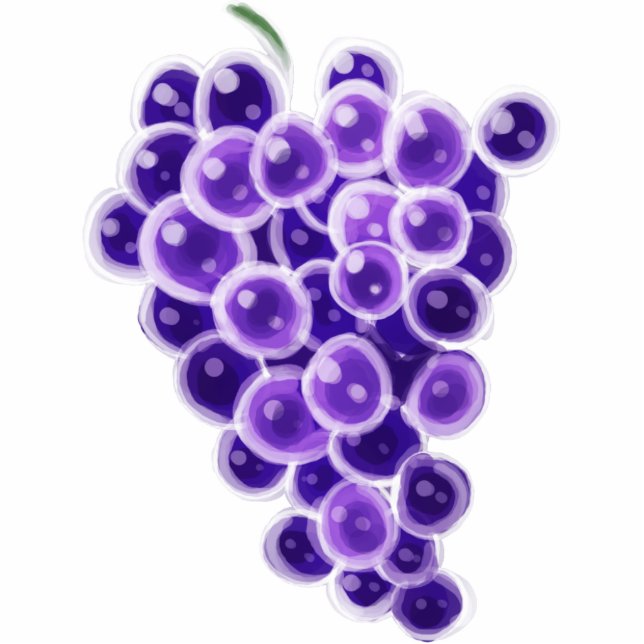 druiven staand fotobeeldje  (Voorkant)