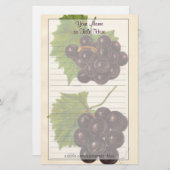  druiven Stationery Briefpapier (Voorkant / Achterkant)