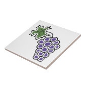 druiven tegeltje (Zijkant)