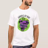 druiven van Rap Funny Fruit Pun T-shirt (Voorkant)