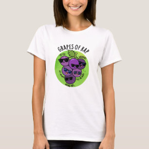 druiven van Rap Funny Fruit Pun T-shirt