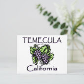 Druiven van Temecula Briefkaart (Staand voorkant)