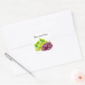 druiven vierkante sticker (Envelop)