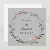 Druiven voor wijnbloemen Persoonlijk Rood Wit Kaart (Voorkant / Achterkant)